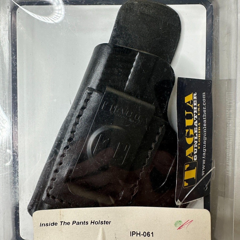 Tagua Inside the Pants Holster Fits Ruger LC9 Black Leather Left Hand IPH-061